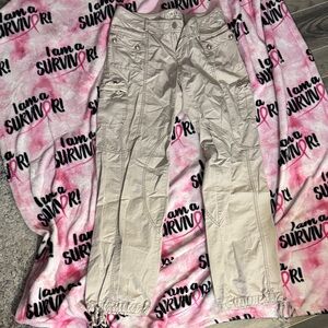 Casual Beige Cargo Pants